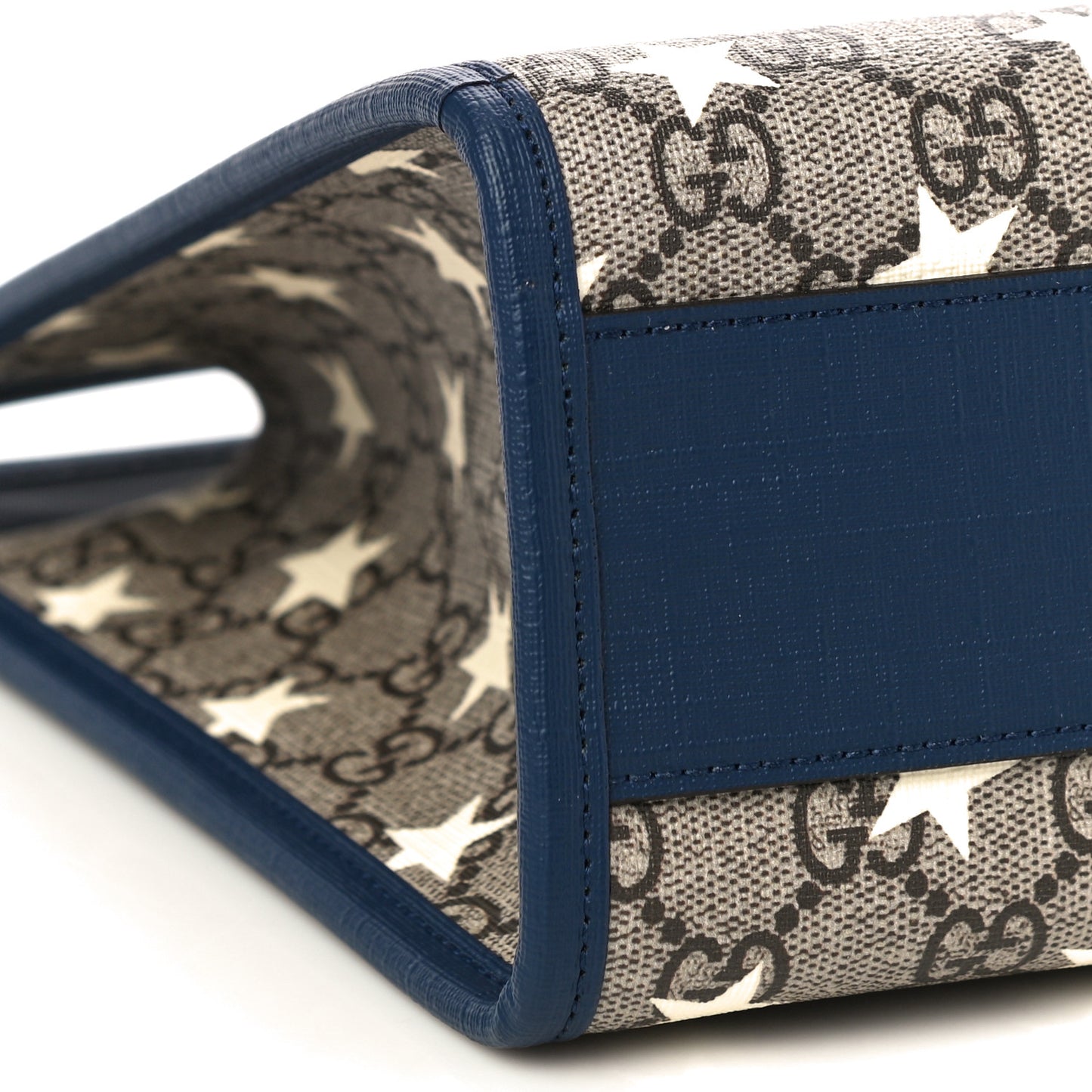 GG Supreme Monogram Stars Childrens Tote Beige Ebony Yellow Royal