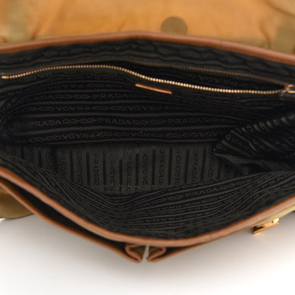 Prada Tessuto Nylon Messenger Bag Tabacco 5 of 14