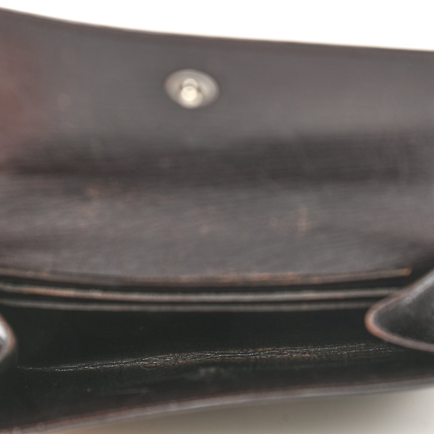 GG Plus Monogram Ladies GG French Flap Wallet Beige Ebony Cocoa
