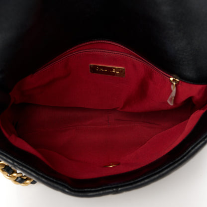 Chanel Lambskin Quilted Large Chanel 19 Flap Black 5 of 10