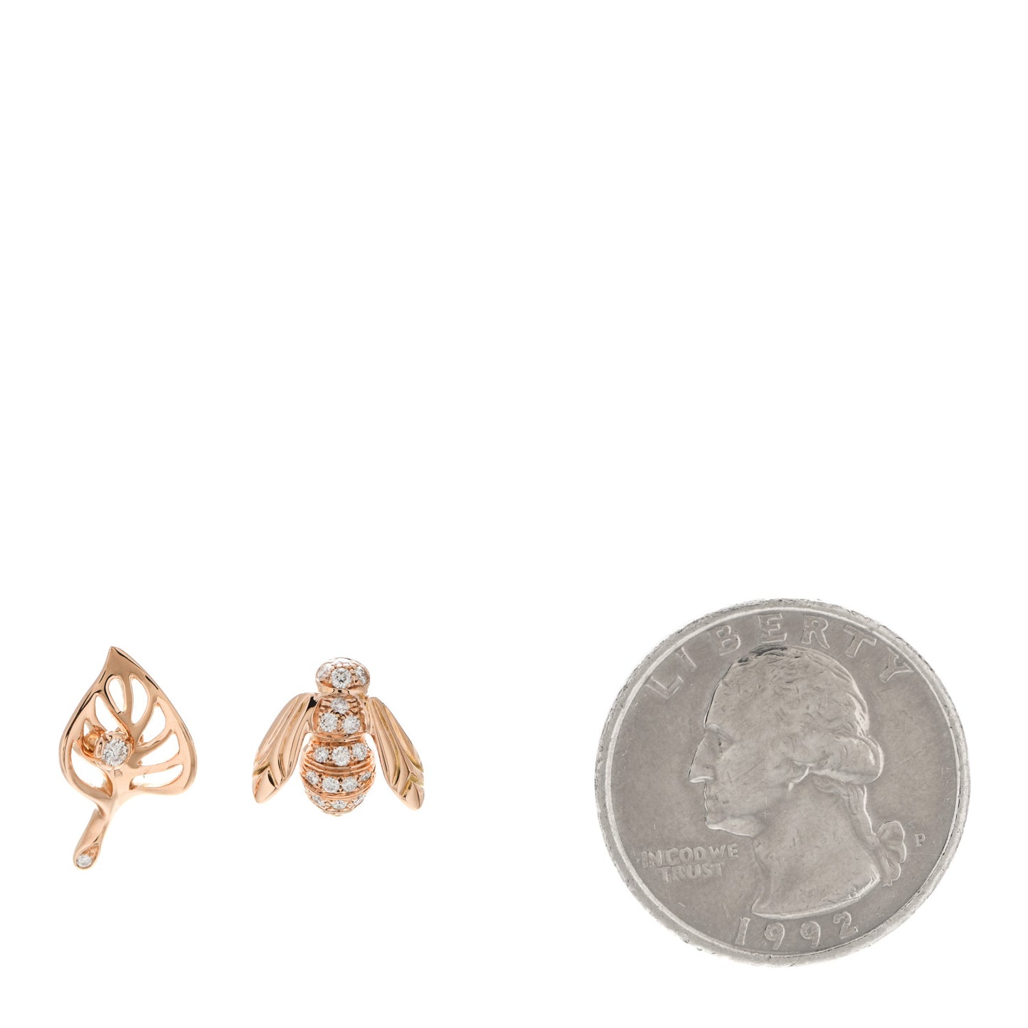18K Rose Gold Diamond Pré Catelan Earrings