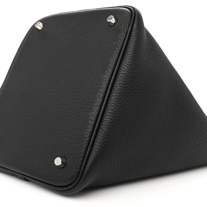 Hermes Taurillon Clemence Picotin Lock 22 MM Black 10 of 11