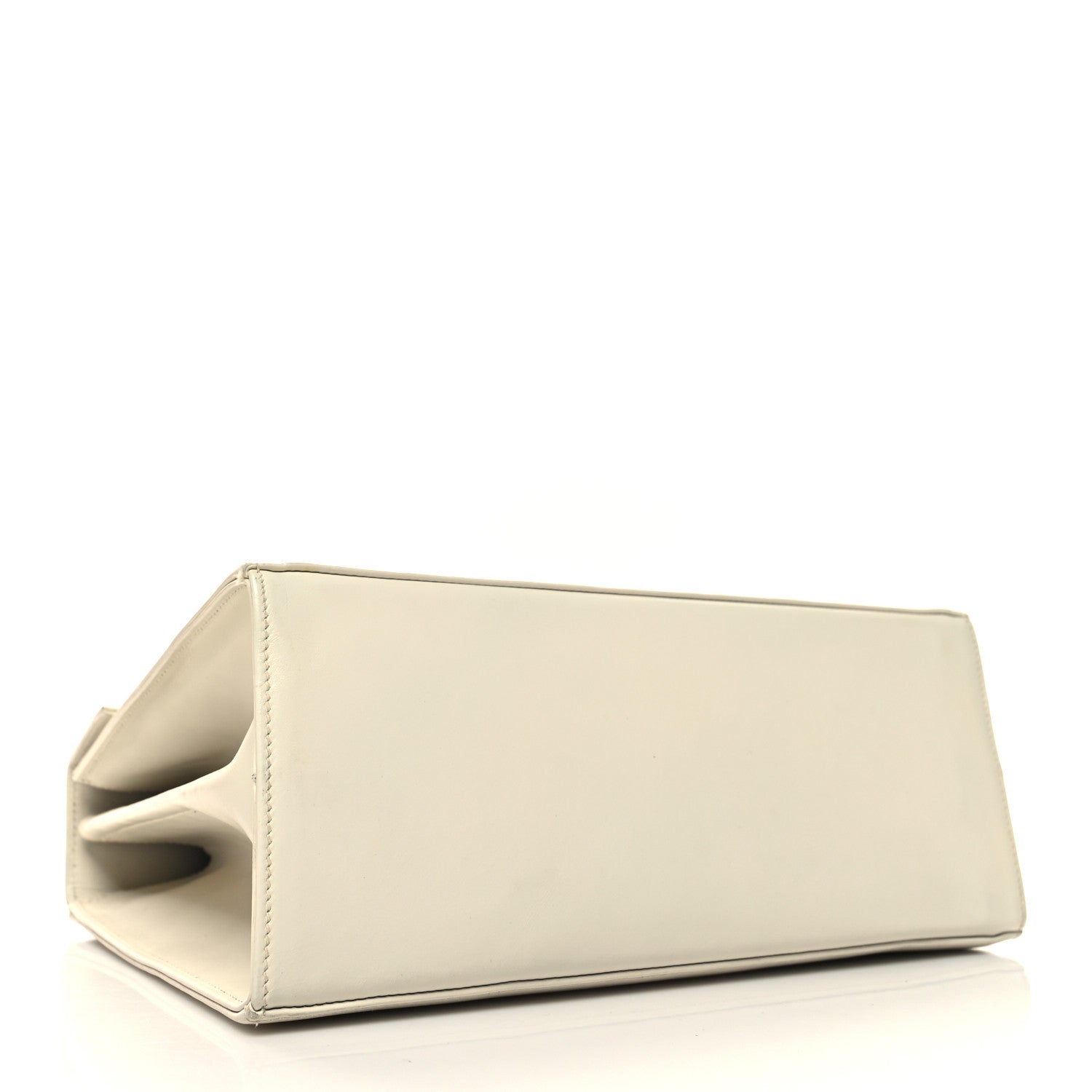Salvatore Ferragamo Brushed Off Calfskin Iconic Large Top Handle Bag Magnolia 4 of 12