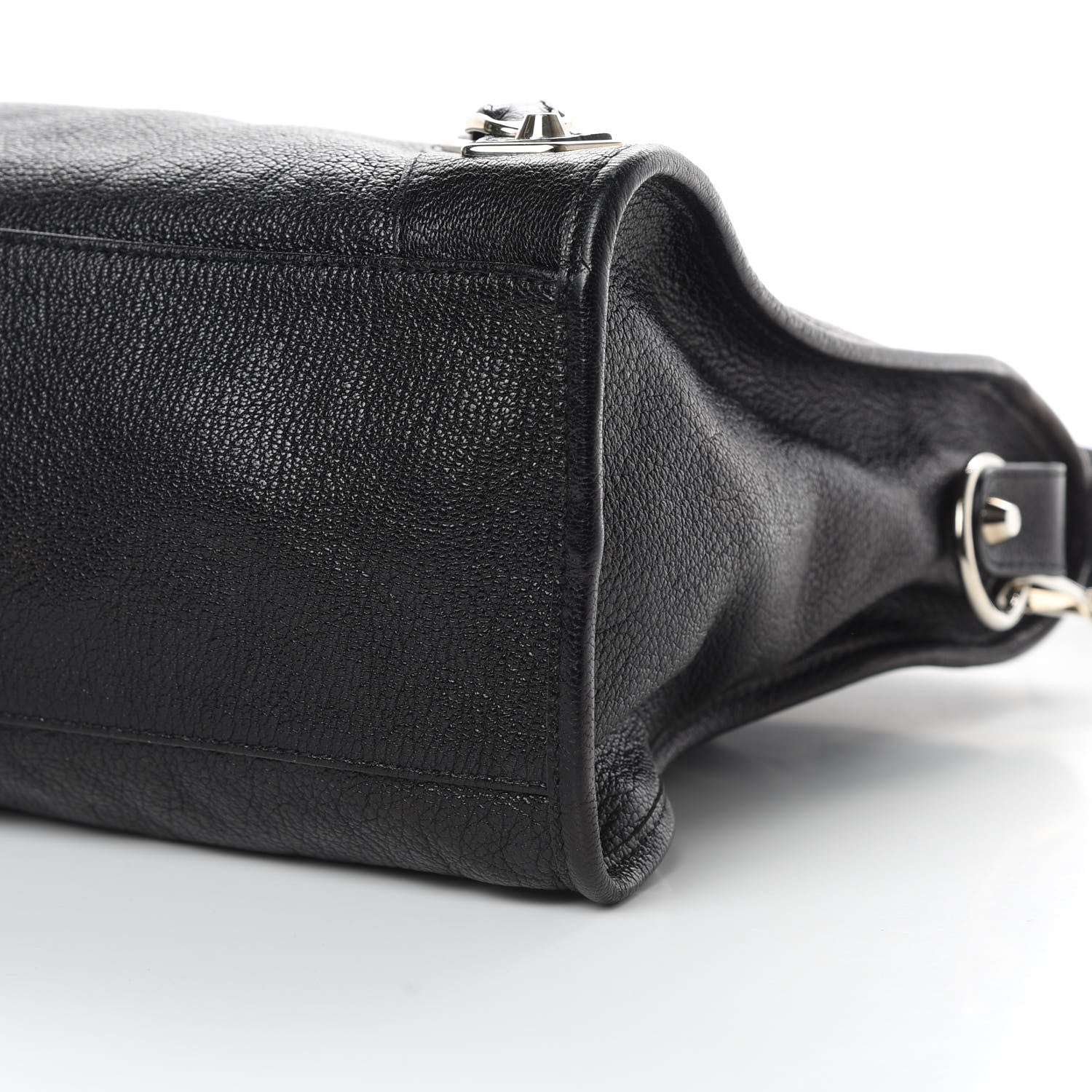 Balenciaga Chevre Silver Metallic Edge Hardware City Black 10 of 13
