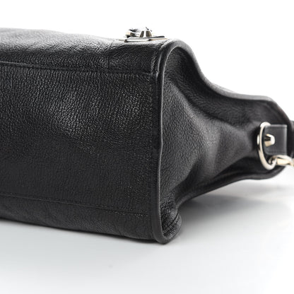 Balenciaga Chevre Silver Metallic Edge Hardware City Black 10 of 13