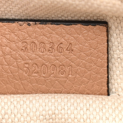 Gucci Pebbled Calfskin Small Soho Disco Bag Rose Beige 7 of 13