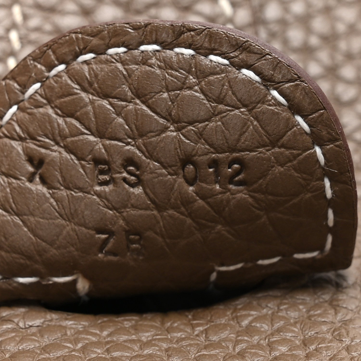 Hermes Taurillon Clemence Evelyne III GM Etoupe 7 of 10