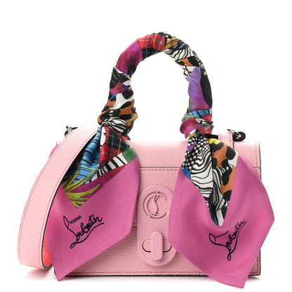 Christian Louboutin Grained Calfskin Mini Elisa Top Handle Bag Pink 1 of 8