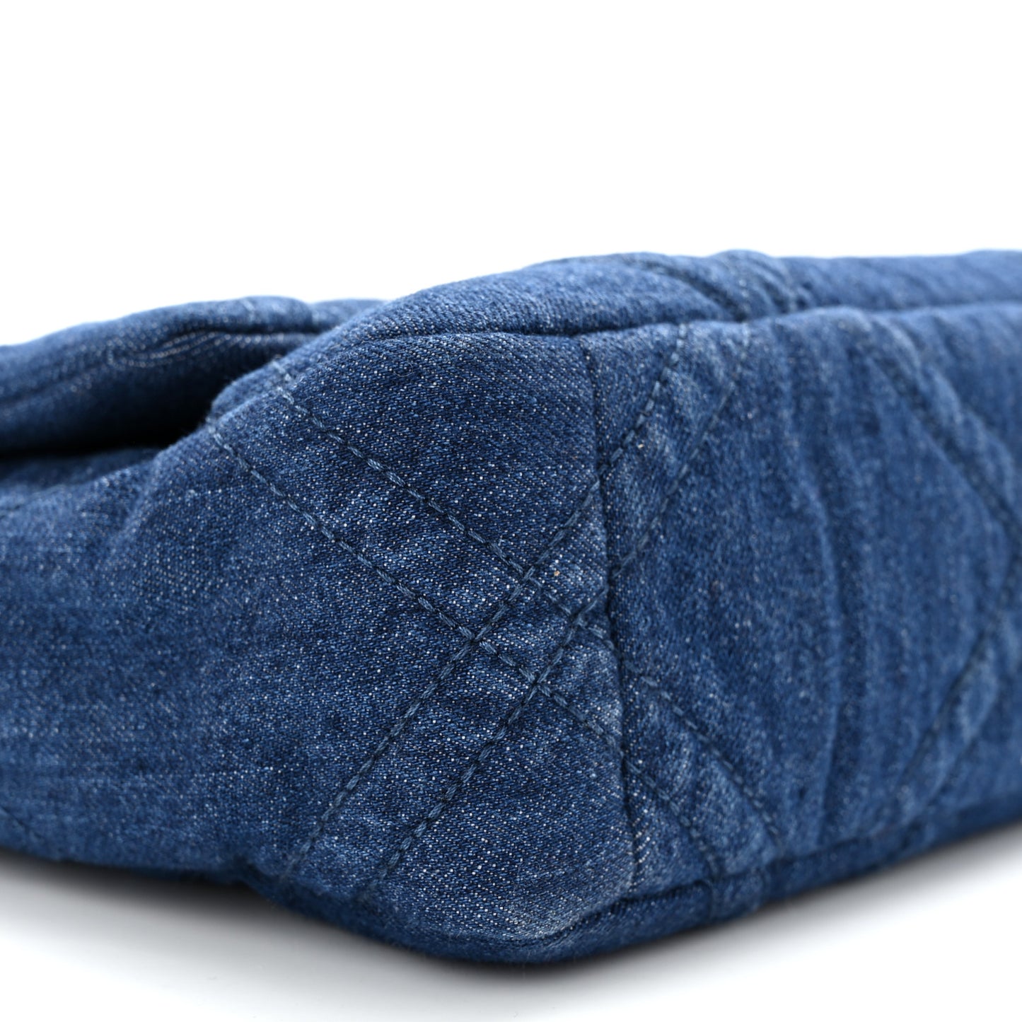 Denim Quilted Medium Chanel 19 Flap Blue