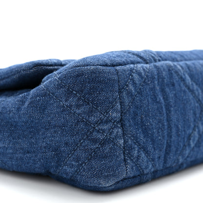 Chanel Denim Quilted Medium Chanel 19 Flap Blue 9 of 11