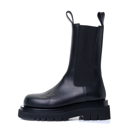 Bottega Veneta Calfskin The Lug Chelsea Boots 34 Black 1 of 8