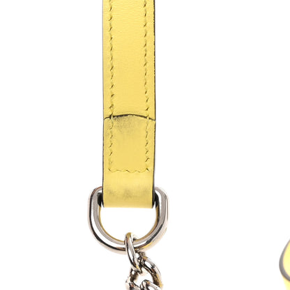 Gucci Calfskin Matelasse Mini GG Marmont Chain Shoulder Bag Banana 11 of 12