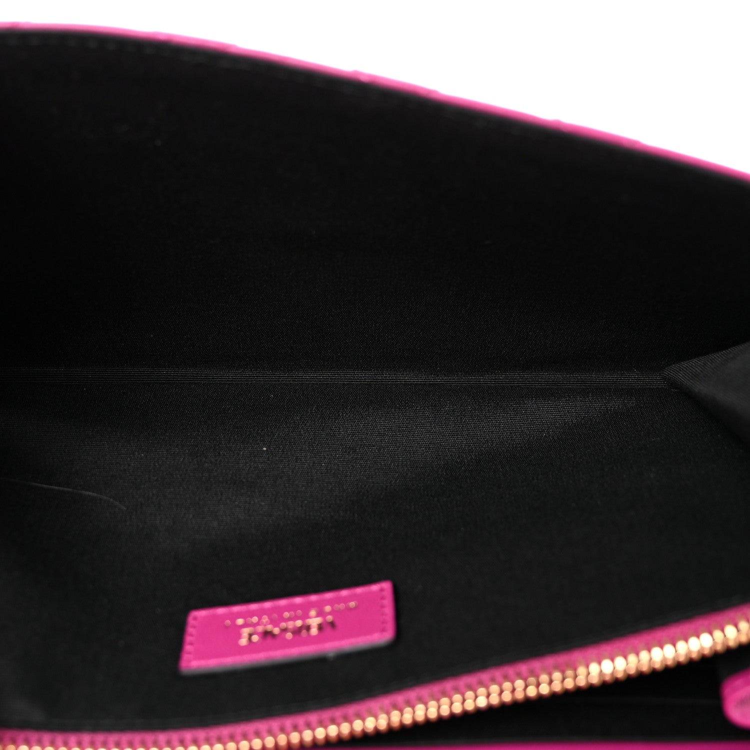 Versace Lambskin Quilted Medusa Wallet on Chain Crossbody Orchid 5 of 10