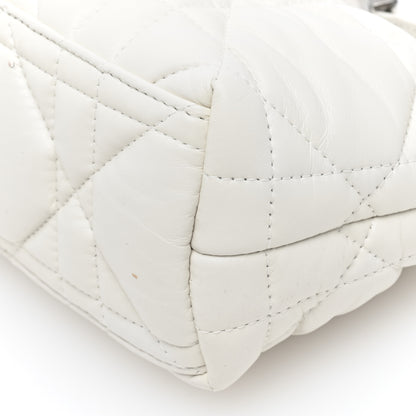 Christian Dior Calfskin Macrocannage Small Diortravel Nomad Pouch Latte 8 of 8