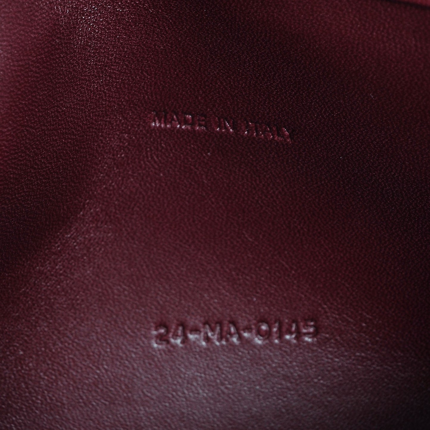 Lambskin Cannage Miss Dior Promenade Pouch Plum