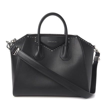Givenchy Calfskin Medium Studded Antigona Black 1 of 10