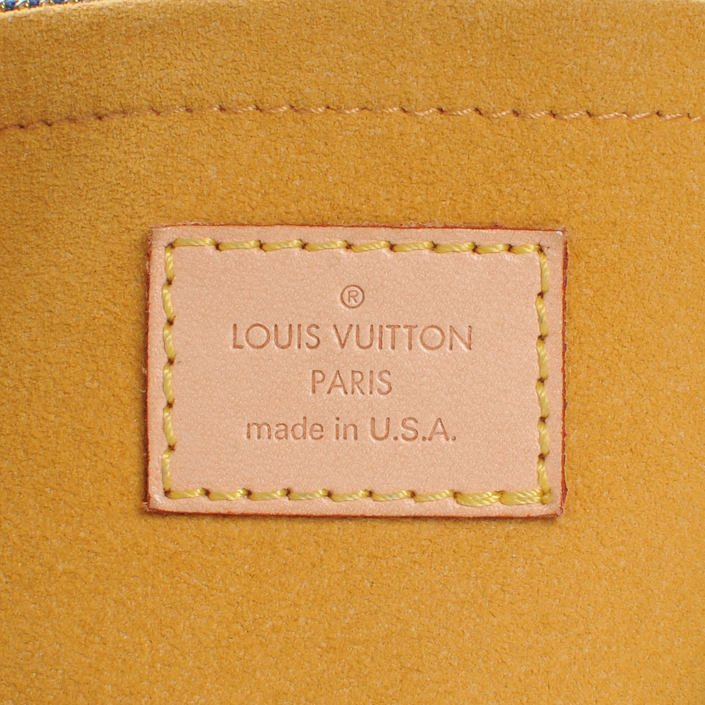 Louis Vuitton Monogram Denim Baggy PM Blue 6 of 7