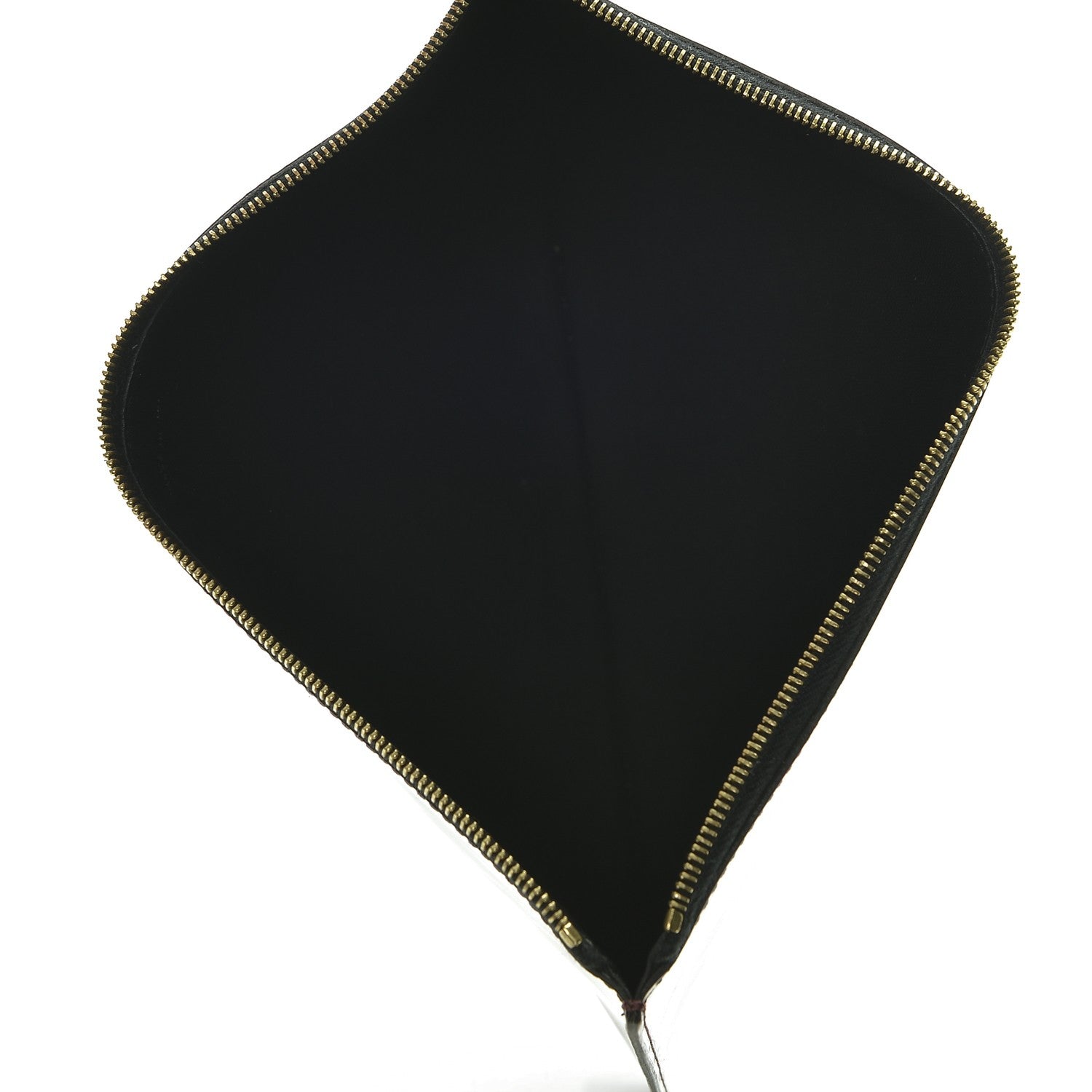 Celine Spazzolato Calfskin Clutch Wine 5 of 6