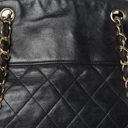 Chanel Calfskin Quilted Shoulder Bag Black 7 of 10