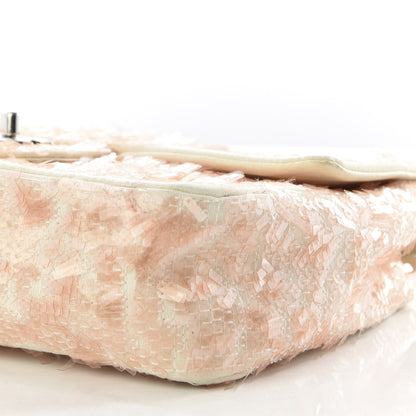 Chanel Sequin Paillette Small Flap Light Pink 6 of 10