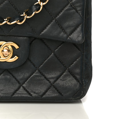 Chanel Lambskin Quilted Mini Square Flap Bag Black 25 of 35