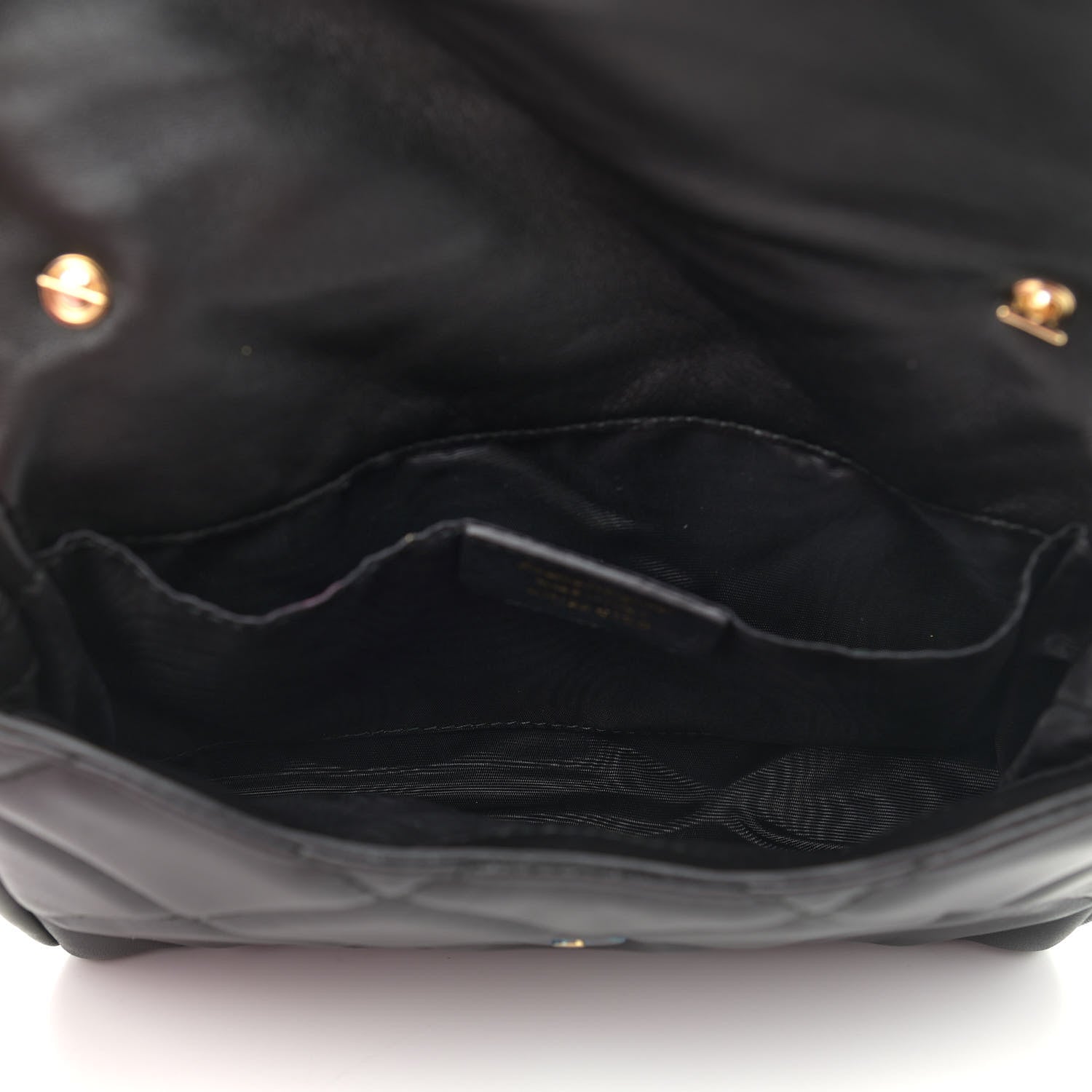 Salvatore Ferragamo Nappa Quilted Ginny Crossbody Black 5 of 10