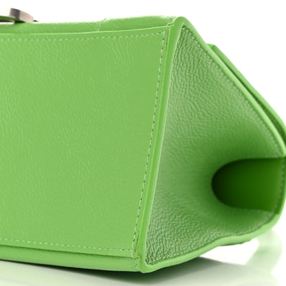 Balenciaga Grained Calfskin Small Hourglass Top Handle Bag Light Green 10 of 10