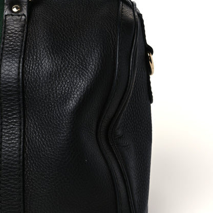 Gucci Calfskin Vintage Web Medium Boston Black 17 of 18