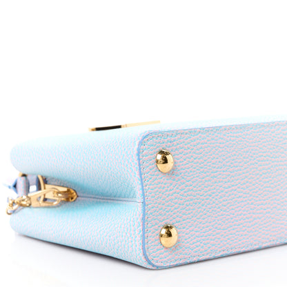 Louis Vuitton Taurillon Summer Stardust Capucines BB Lilas Purple 8 of 9
