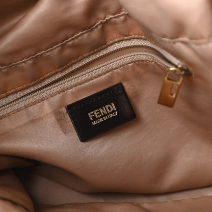 Fendi Vitello Savana Big Mama Baguette Caramello Tartaruga Natural 8 of 13