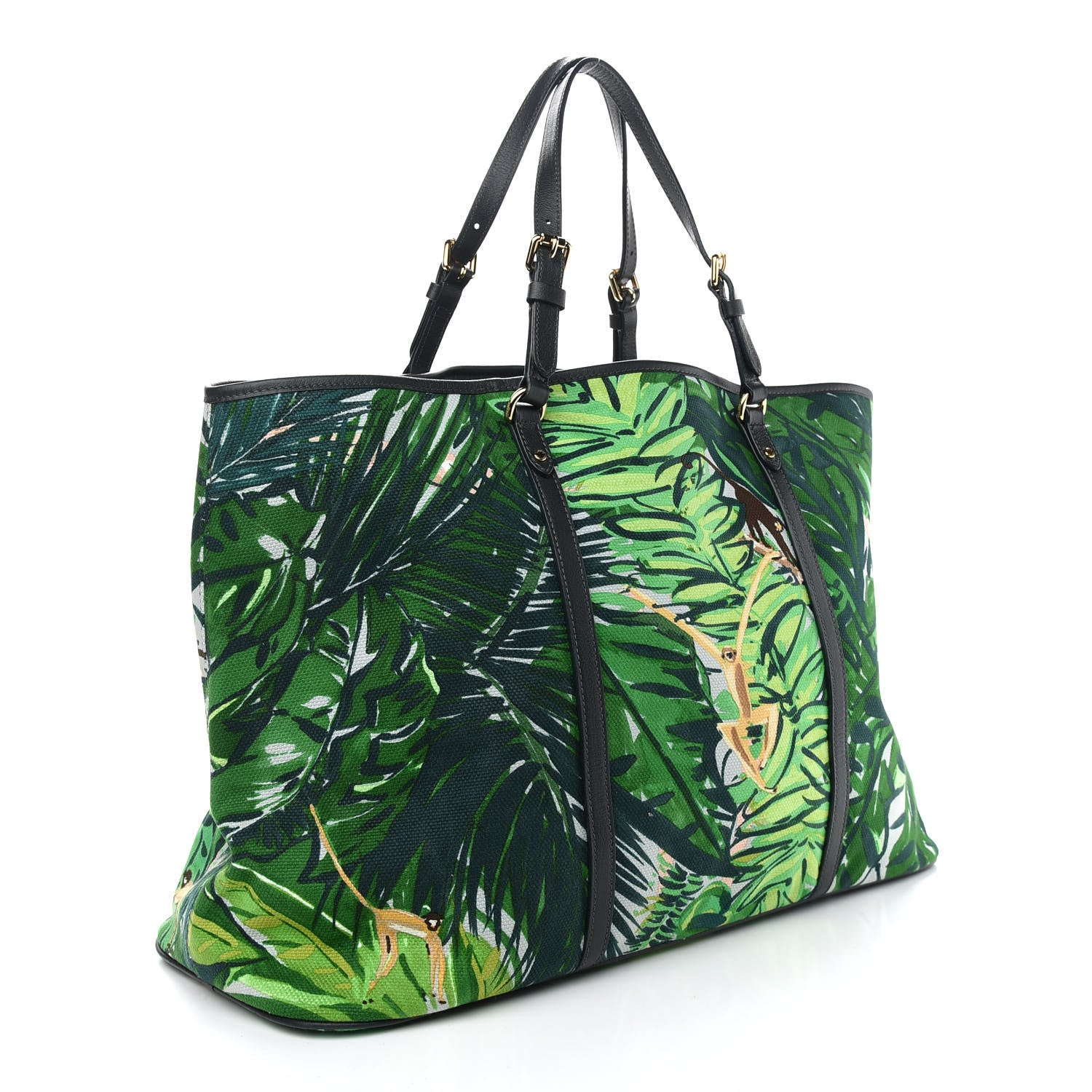 Louis Vuitton Canvas Printed Aventure Ailleurs Cabas GM 3 of 9