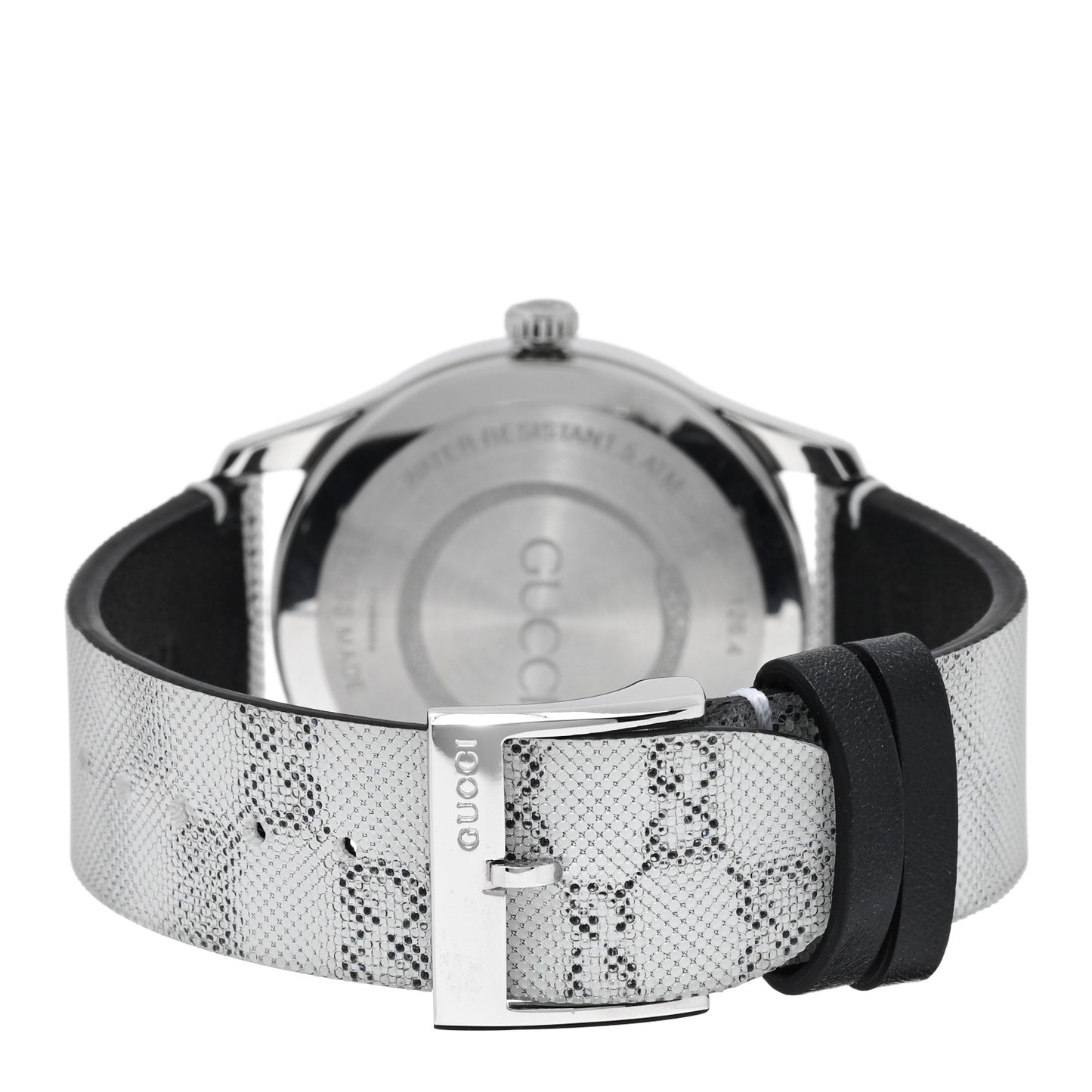 Stainless Steel Calfskin 38mm G-Timeless GG Hologram Quartz Watch