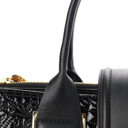 Versace Patent Micro Vanitas Icon Handbag Black 11 of 11