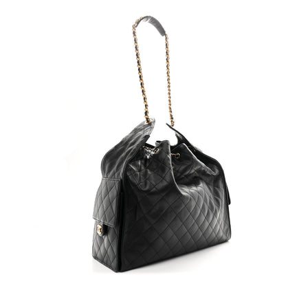 Chanel Caviar Quilted Large Chanel 25 Handbag Black 4 of 12