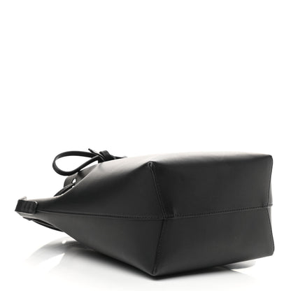 Mansur Gavriel Vegetable Tanned Calfskin Bucket Bag Black Flamma 4 of 11