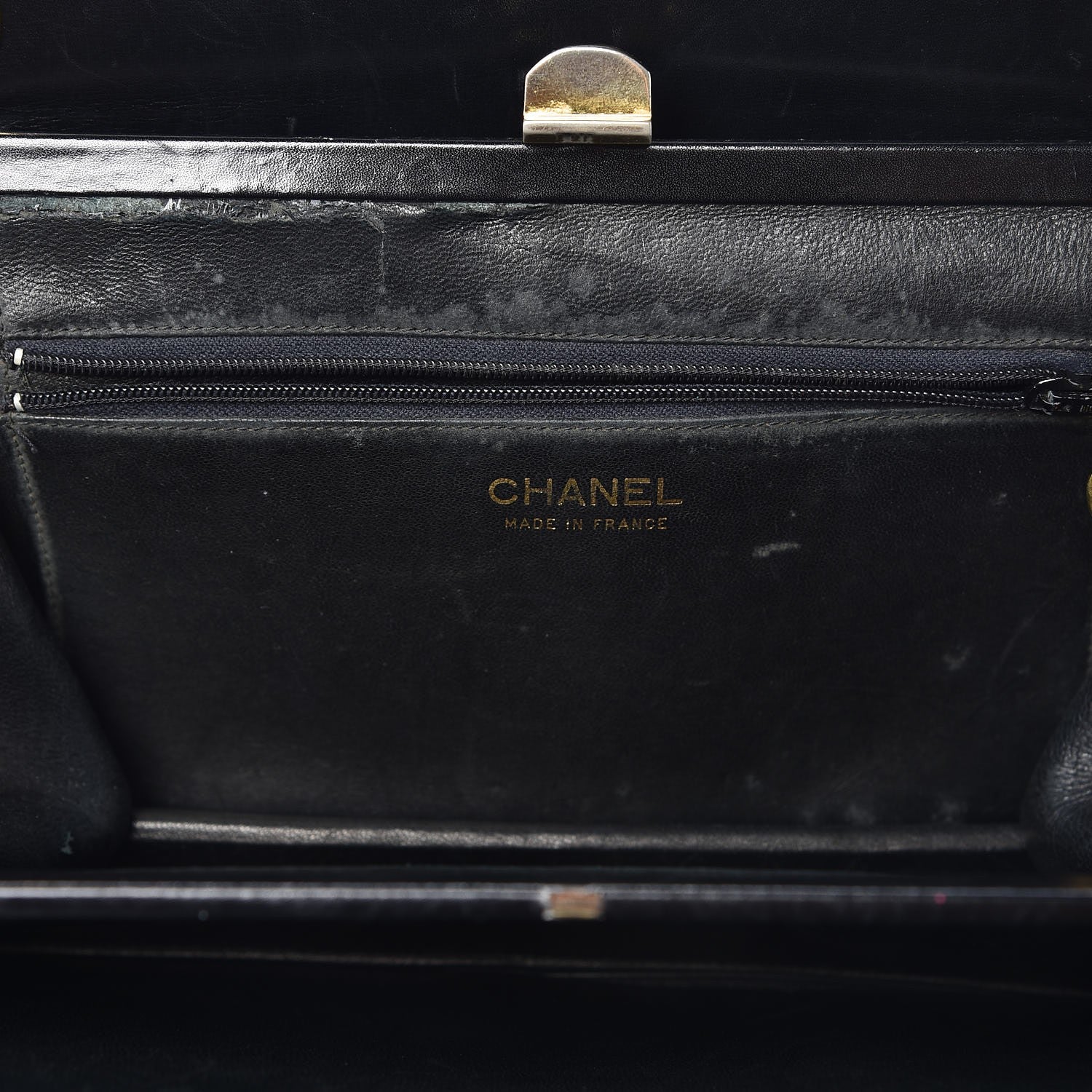 Chanel Lambskin CC Tote Black 9 of 20