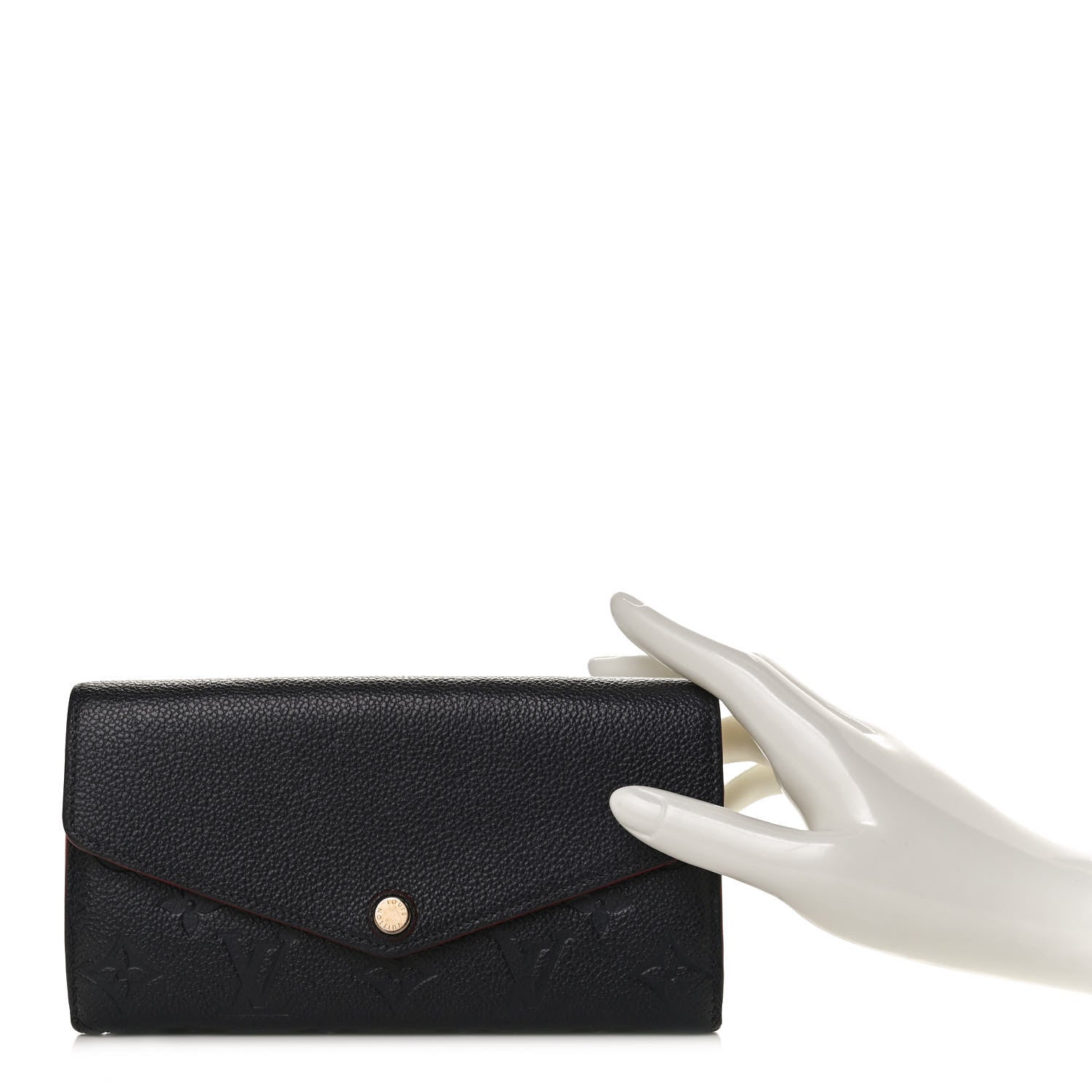 Louis Vuitton Empreinte Sarah Wallet NM Marine Rouge 2 of 9