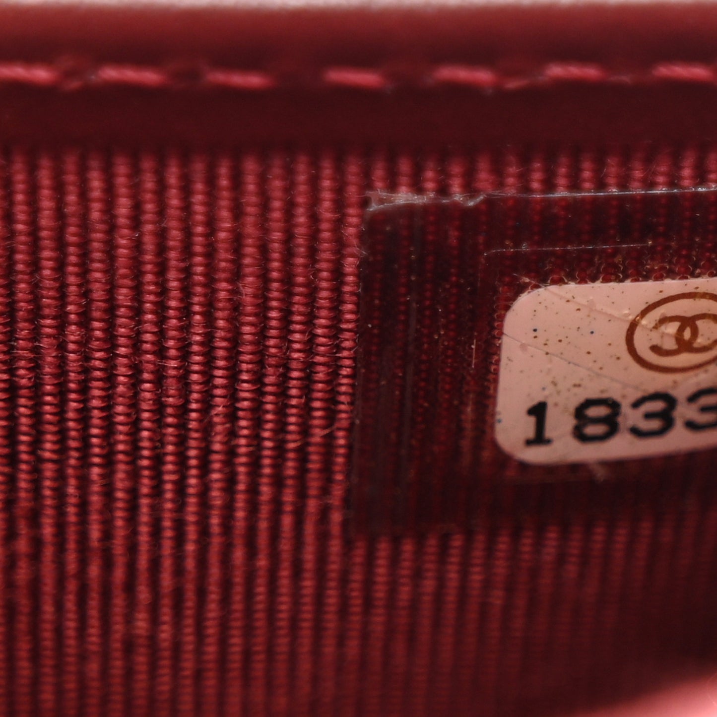 Caviar Quilted Passport Holder Red