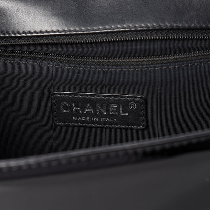Chanel Patent Quilted Large Boy Flap Black 6 of 11