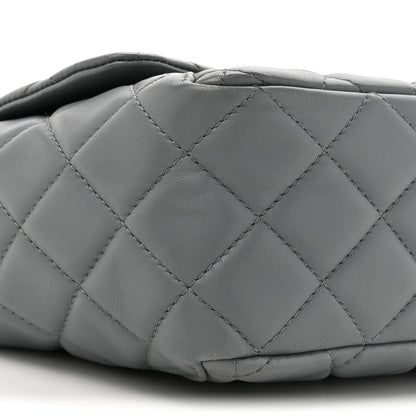 Chanel Lambskin Large Around Pockets Flap Dark Grey 10 of 15