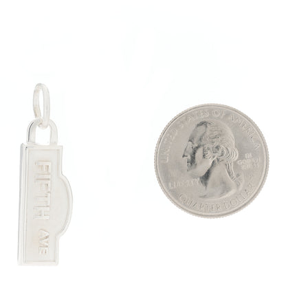 Tiffany Sterling Silver Fifth Avenue Charm 2 of 3