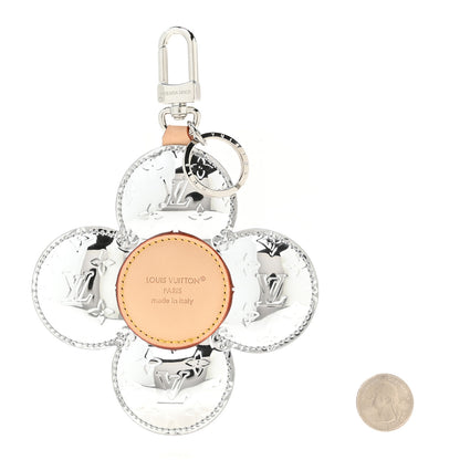 Louis Vuitton Monogram Mirror Vivienne Head Bag Charm Key Holder Silver 2 of 5