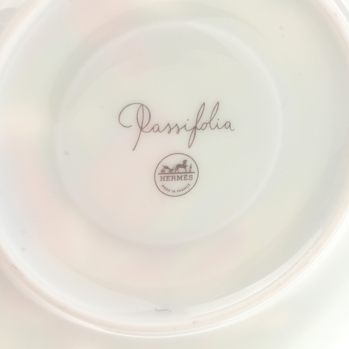 Porcelain Passifolia Tea Cup And Saucer Set Of 2