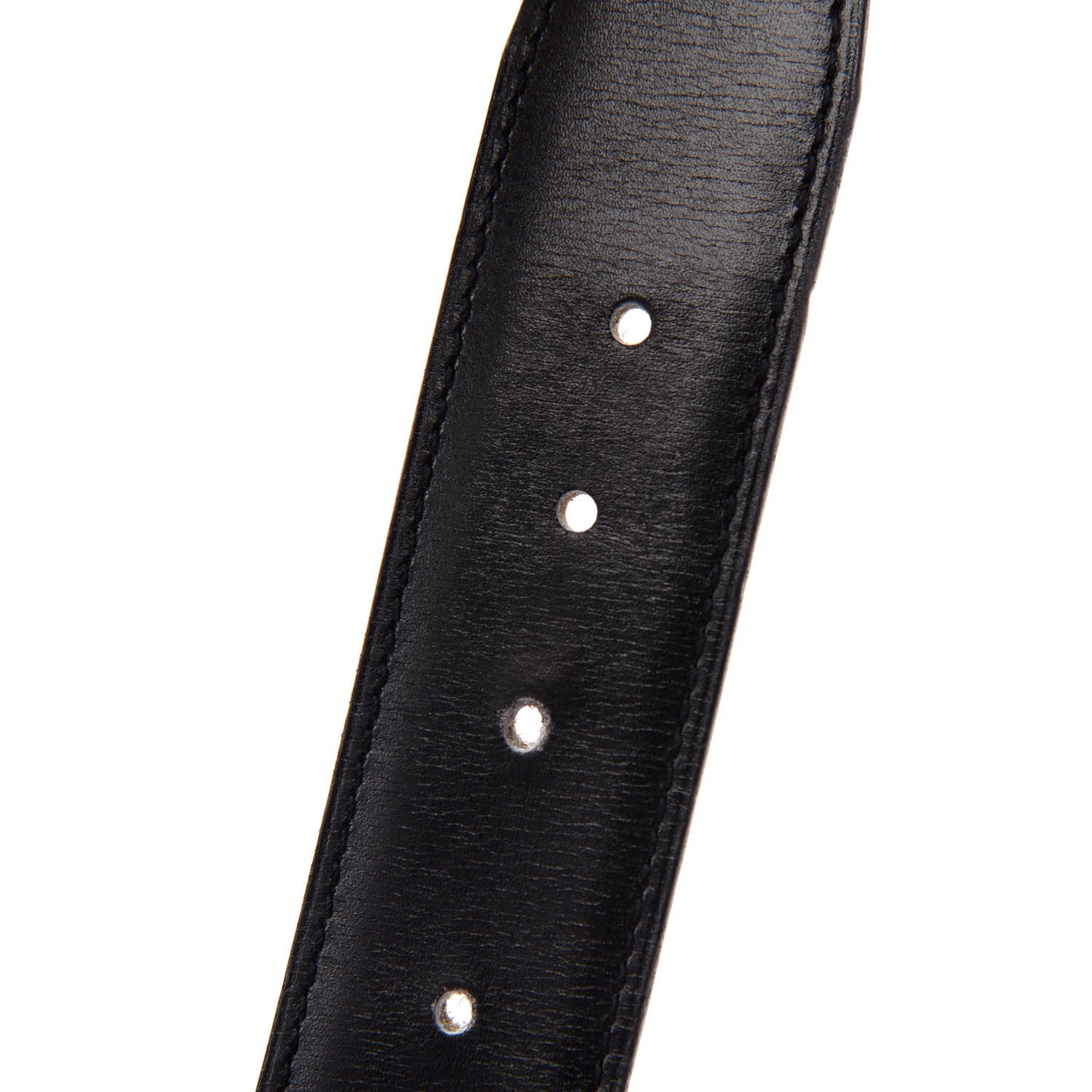 Box Courchevel 32mm H Belt 65 Black Gold