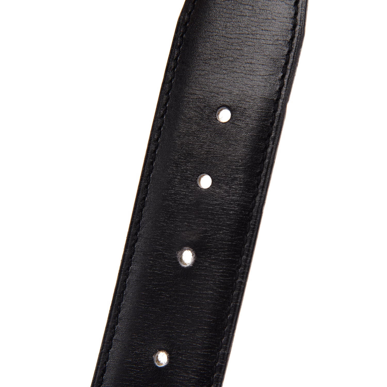 Hermes Box Courchevel 32mm H Belt 65 Black Gold 4 of 5