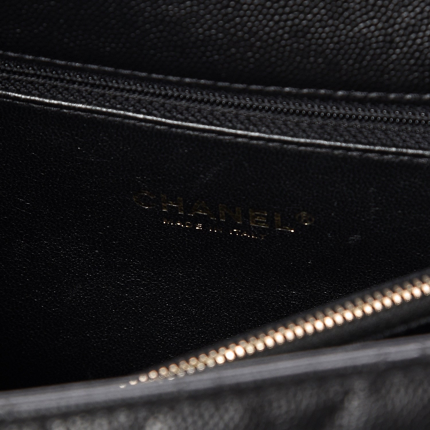 Chanel Caviar Lizard Quilted Medium Coco Handle Flap Black 6 of 11