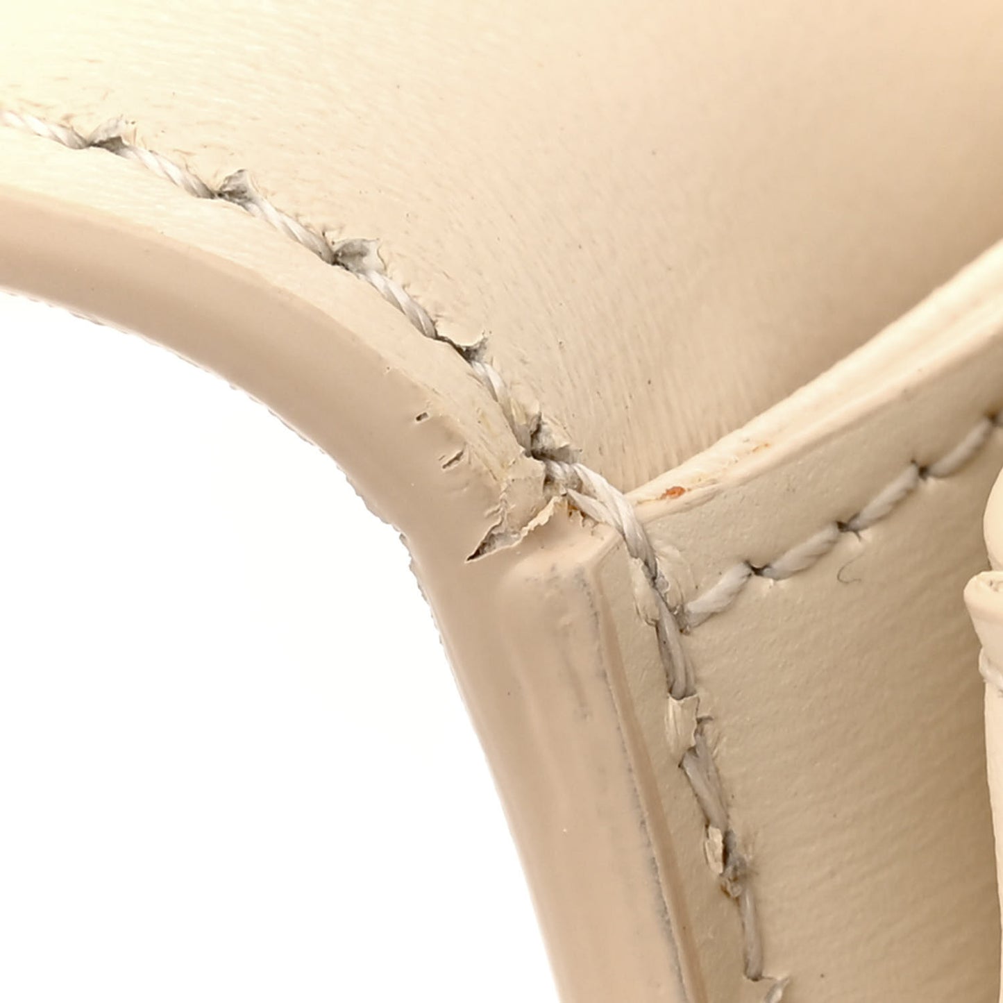 Shiny Calfskin Small Triomphe Vanilla