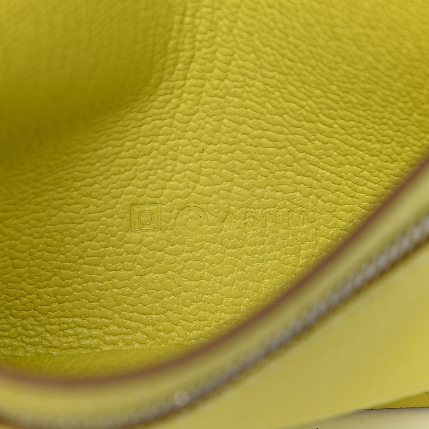 Hermes Chevre Mysore Bearn Compact Wallet Lime 8 of 9