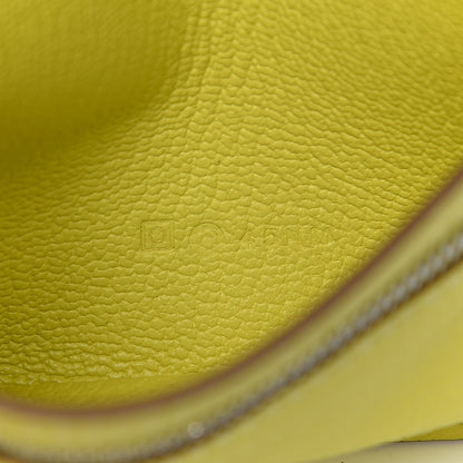 Hermes Chevre Mysore Bearn Compact Wallet Lime 8 of 9