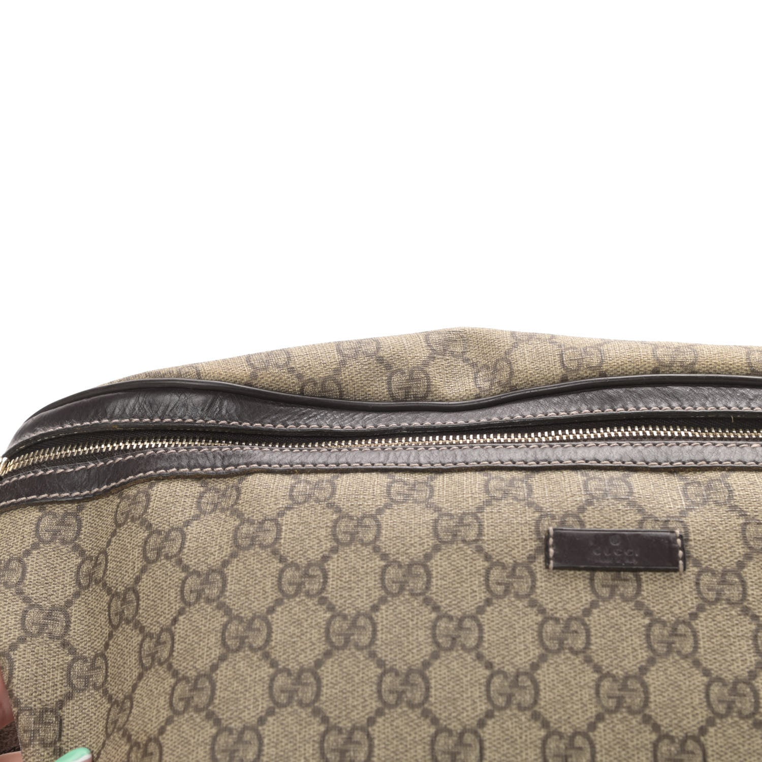 Gucci GG Supreme Monogram Belt Bag Dark Brown 11 of 14